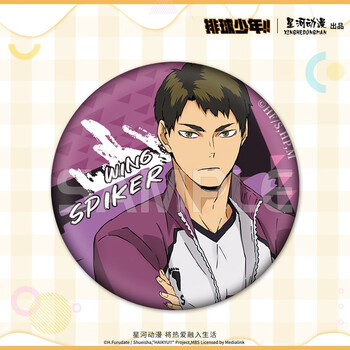 Volleyball boys attacker series badge ushijima wakatoshi