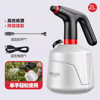 Delixi electric watering can watering artifact household alcohol disinfection special mist small water sprayer automatic