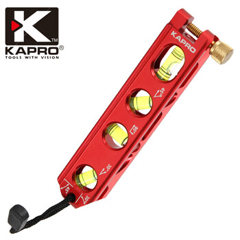 Kapro cape road level high-precision die-cast solid 45-degree measurement elbow level strong magnet leveling ruler 926m elbow level (solid strong magnetic)