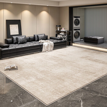Y u-live carpet living room italian minimalist modern light luxury high-end 2025 new no-wash wipeable waterproof and anti-fouling bedroom floor mat s imitation cashmere-ligui 240 360cm sweeping robot available easy to take care of