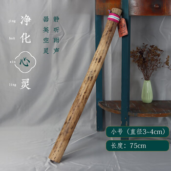 Terre rain stick cactus rain stick imitation rain asmr sound healing yoga meditation spiritual ethnic instrument trumpet length 75cm diameter 3~4cm