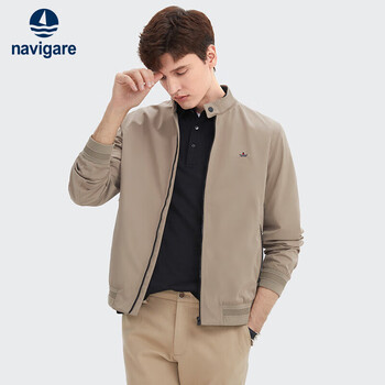 Navikel italian sailing jacket men's light and wear-resistant windproof jacket 1331002031 medium khaki l/50