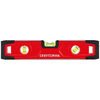 Craftsman 22cm torpedo level magnetic adsorption 3 bubble tube aluminum alloy engineering measurement