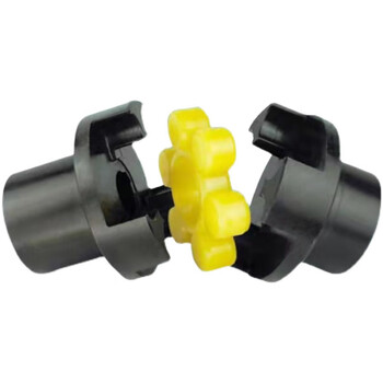 Renjuyi coupling ml lm plum blossom elastic coupling three-claw four-claw five-claw plum blossom pad coupling in stock black standard