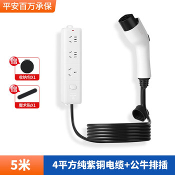 Cyrus ask the world m7 discharge gun m9/m5 blue electric e5/e3 new energy electric vehicle charger charging gun 5 meters row plug-in 4000w with row plug-in switch