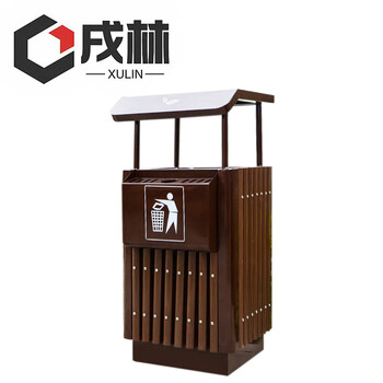 Xulin stainless steel trash can outdoor/piece