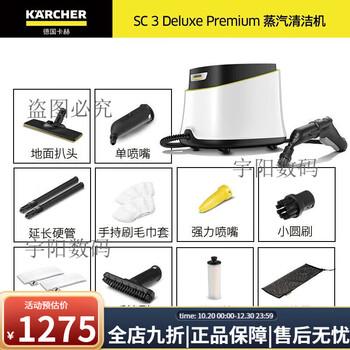 Karcher german 30s fast-heating high-temperature and high-pressure steam cleaner kitchen multi-functional cleaning sc3d official machine