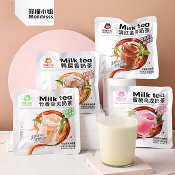 Miss reckless mon misss miss reckless handmade milk tea duck shit peach oolong tea ready-to-drink afternoon tea no-cook independent small packaging beverage peach oolong handmade milk tea *6 pack