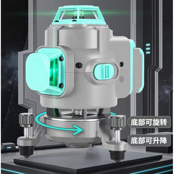 12-line green light, 16-line blue light level, high-precision laser wall-mounted and floor-mounted instrument, 12-line space tripod, 10,000 configurations, ten-year warranty