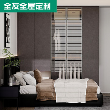 Quanyou (quanu) quanyou whole house customized wardrobe, living room tv cabinet, sideboard, entrance cabinet, storage cabinet, whole house furniture cabinet customization 20 packages (the specific amount is subject to the design plan)