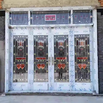 Jrb jiaruibao stainless steel door rural self-built house four-open door four-door entry into the villa living room 304 anti-theft door four-open door style 12