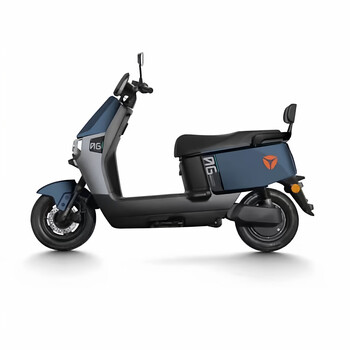 Yadilaika yuexiang edition double disc brake electric motorcycle 72v ultra-long range battery electric vehicle smart takeaway battery car pu canglan (double disc brake + smart app) 72v22a lead-acid battery