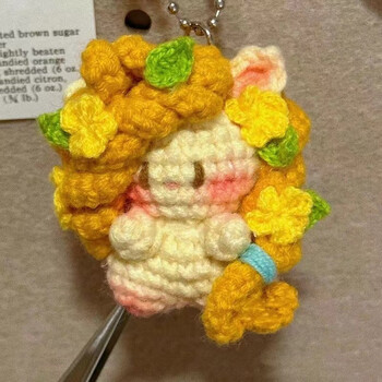 Vinoa handmade my little pony pendant wool crochet material package knitted doll dopamine color gift pear jam material package + tool tutorial