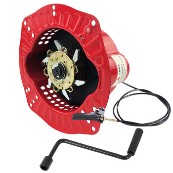 Comprehensive collection of micro tillage accessories hand-cranked pull-free starter 173 178 186f 188 192f air-cooled diesel engine iron claw six-claw model (forward rotation)