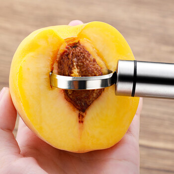 Riheshengtang yellow peach pit remover 304 stainless steel peach convenient fruit removal yellow peach canned pit remover ordinary stainless steel 1 piece