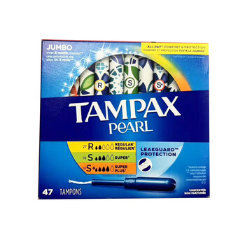 Tampax (tampax) spot canada imported tampax tampon duct type extra large flow 18/36 27r+10s+10s+