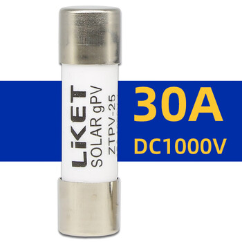 Customized suitable for fuse solar special photovoltaic dc fuse pv-15a10f high voltage 1000vdc insurance 30a1038mm1000v 1 box of 20 pieces