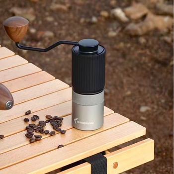 Bumberang boomerang s1 six-star titanium-plated hand-operated portable bean grinder tool cnc black