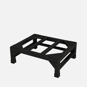 Fat donglai same model washing machine base frame base heightening bracket drum pulsator dryer universal bracket moisture-proof width 40*depth 40*height 15 thickened black 1 layer