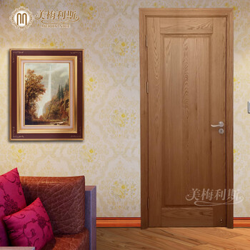 Memelis all solid wood door light luxury fashion pure wood door no finger joint no density board bedroom door interior door kasla