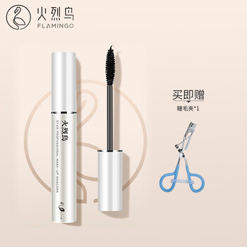Flamingo big white mascara thick, slender, curly, long-lasting, waterproof and not easy to smudge mascara big white mascara 11ml