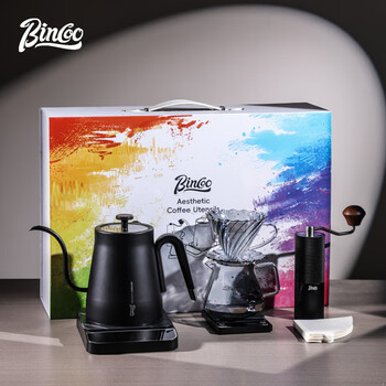 Bincoo hand-brewed coffee pot gift box teacher's day birthday housewarming opening gift drip coffee set