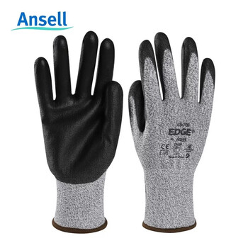 Ansell 48-701 coated anti-slip, wear-resistant, oil-resistant, mechanical cutting-resistant industrial handling labor protection gloves