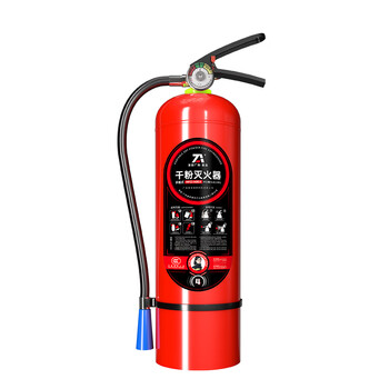 Zhe'an guangxiao portable dry powder fire extinguisher household commercial new national standard 90 powder national fire certification annual inspection 5-year validity 4kg dry powder portable necessary for fire protection acceptance
