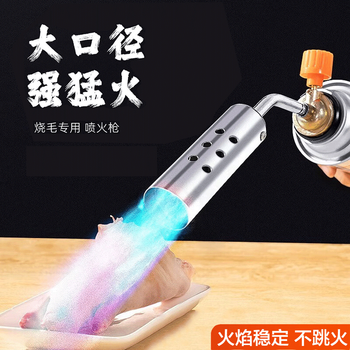 Dipur flame roasting gun cartridge gas tank spray gun hand-held flame singe lighter blowtorch household baking point carbon spray gun head