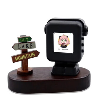 Applicable to the fourth generation xiaozhi ai robot finished product wifi strong artificial intelligence xingli natural dialogue interrupt screen drive fourth generation xiaozhi ultra samurai black--4 days delivery