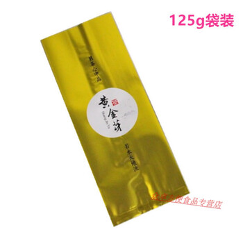 Shifangyi rare golden bud tea 2024 mingqian new spring tea alpine green tea white tea bags and cans muyu green golden buds bags 125g (+sealing clip)