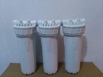 Water dispenser filter element pp cotton + granular carbon + compressed carbon rod 3 filter cartridges without filter element