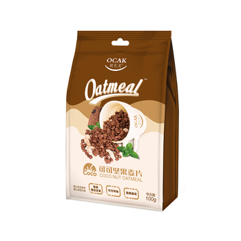 Ozark fruit yogurt nut crispy ready-to-eat oatmeal meal replacement nutritious breakfast filling oatmeal cocoa nut oatmeal 100g