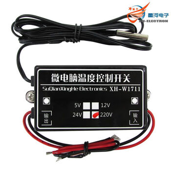 Xh-w1711 temperature control switch command type high-precision temperature controller 5v12v24v220v 24v