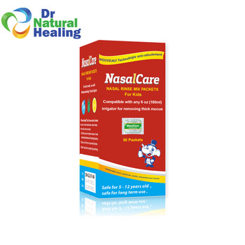Drnaturalhealing imported aloe seawater nasal salt from the united states for home cleaning nasal cavity care children's version of nasal salt 50 packs/box