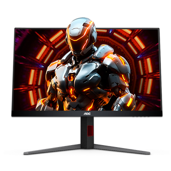 95% new aoc 27-inch 2k 180hz 1152 partition qd-miniled hdr1000 fast lcd 1ms gaming e-sports computer monitor chasing light series q27g4xm