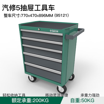 Shida tool trolley 95121 auto repair tool trolley five drawer tool trolley auto repair two drawer tool trolley 95123 95121 auto repair five drawer tool trolley