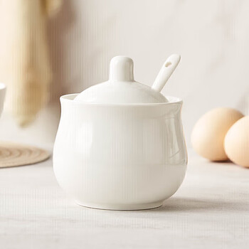 Youlaifu ceramic seasoning jar seasoning box with chili jar kitchen salt jar glass seasoning jar seasoning box seasoning box