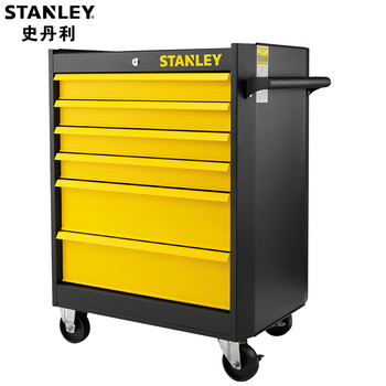 Stanley (stanley) auto repair tool cart drawer-type wheeled mobile trolley multifunctional factory workshop repair hardware tool cabinet 6-drawer tool cart stst74320-23