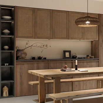 Xi'an whole house custom cabinet customization overall design sideboard custom decoration straight-line kitchen kitchen cabinet custom appointment non-product price