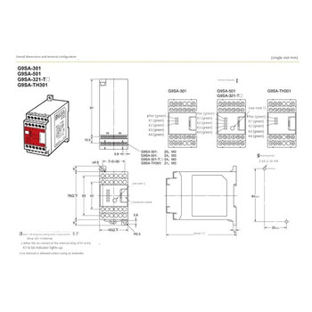 Omron relay g9sa-501/301 g9sa-ex301/321-t075g9sa g9sa-301__ac100-240v