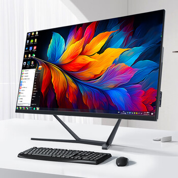 Babycat high-end 24-27-inch all-in-one computer with independent display 8g core office home design art drawing editing e-sports game second-hand quasi-new desktop complete set black curved surface model 5 24-inch丨4-core ryzen r5丨512g丨graphics card 4g