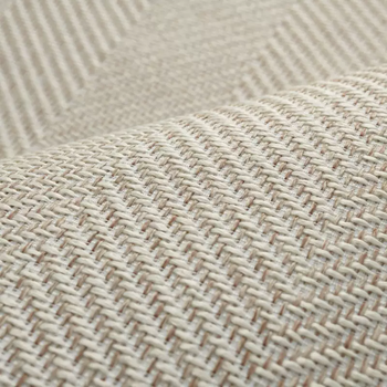 Yusenyi woven simple living room carpet coffee table blanket high-end light luxury herringbone pattern sofa cushion floor mat crawling mat home (herringbone pattern) beige 130 pieces