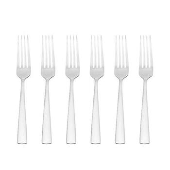 Oneida stainless steel dinner fork 6-piece set for home use western food tableware