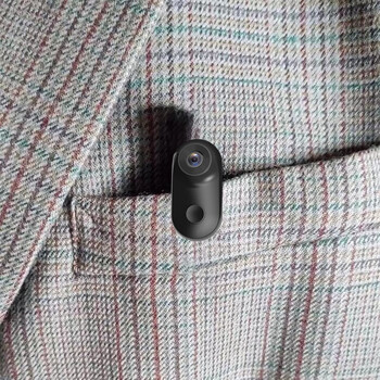 Home chest camera portable body-worn video artifact ultra-long standby surveillance camera 1080 camera back clip (32g)