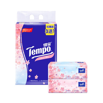 Depot sakura tissue paper 4 layers 90 sheets*4 pack