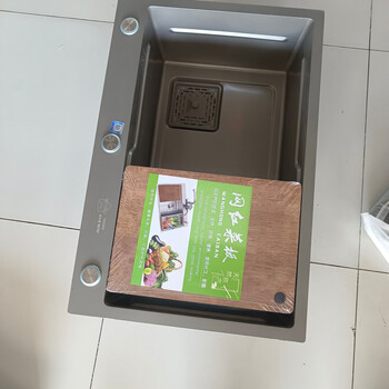 Oaks internet celebrity gun gray kitchen large single-slot handmade basin washbasin kitchen sink oaks gun gray 68*45cm 1