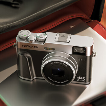 Songdian dc202l digital camera vlog fool mirrorless entry-level student viewfinder camera replaces ccd black and silver official standard 128g memory can store about 12,000 photos