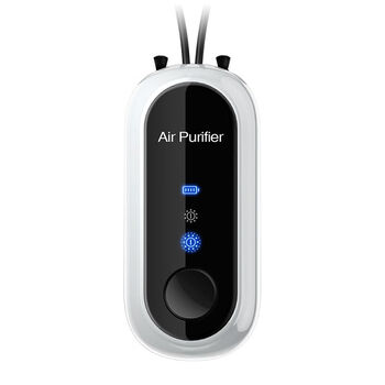 Negative oxygen ion generator home oxygen bar portable air purifier portable hanger wearable small anti-ii temperament white-lanyard