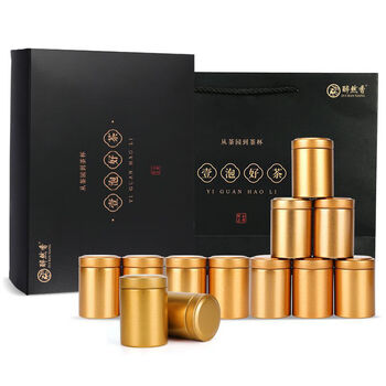 Zuiranxiang anxi tieguanyin tea independent small canned strong-flavor authentic oolong tea gift box one-stop tea-tieguanyin 180g